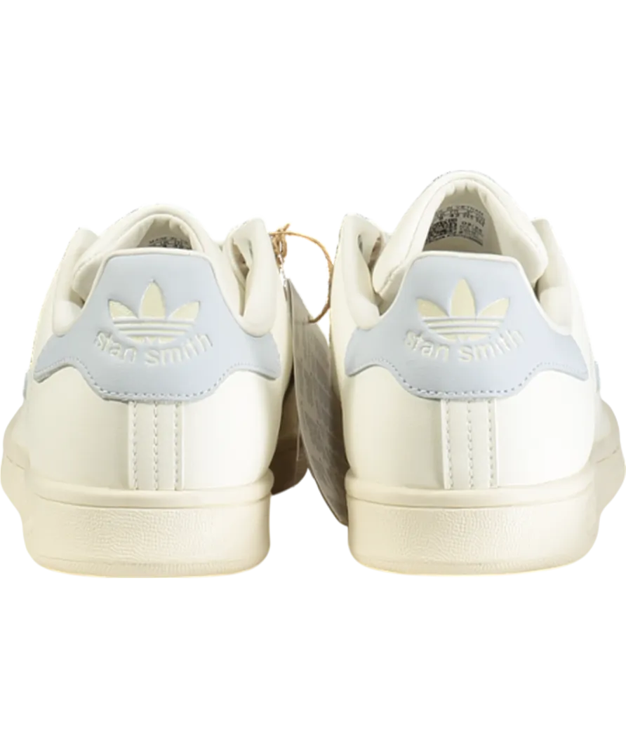 adidas Originals Stan Smith Women's Sneaker Off White Halo Blue UK 8 E👠