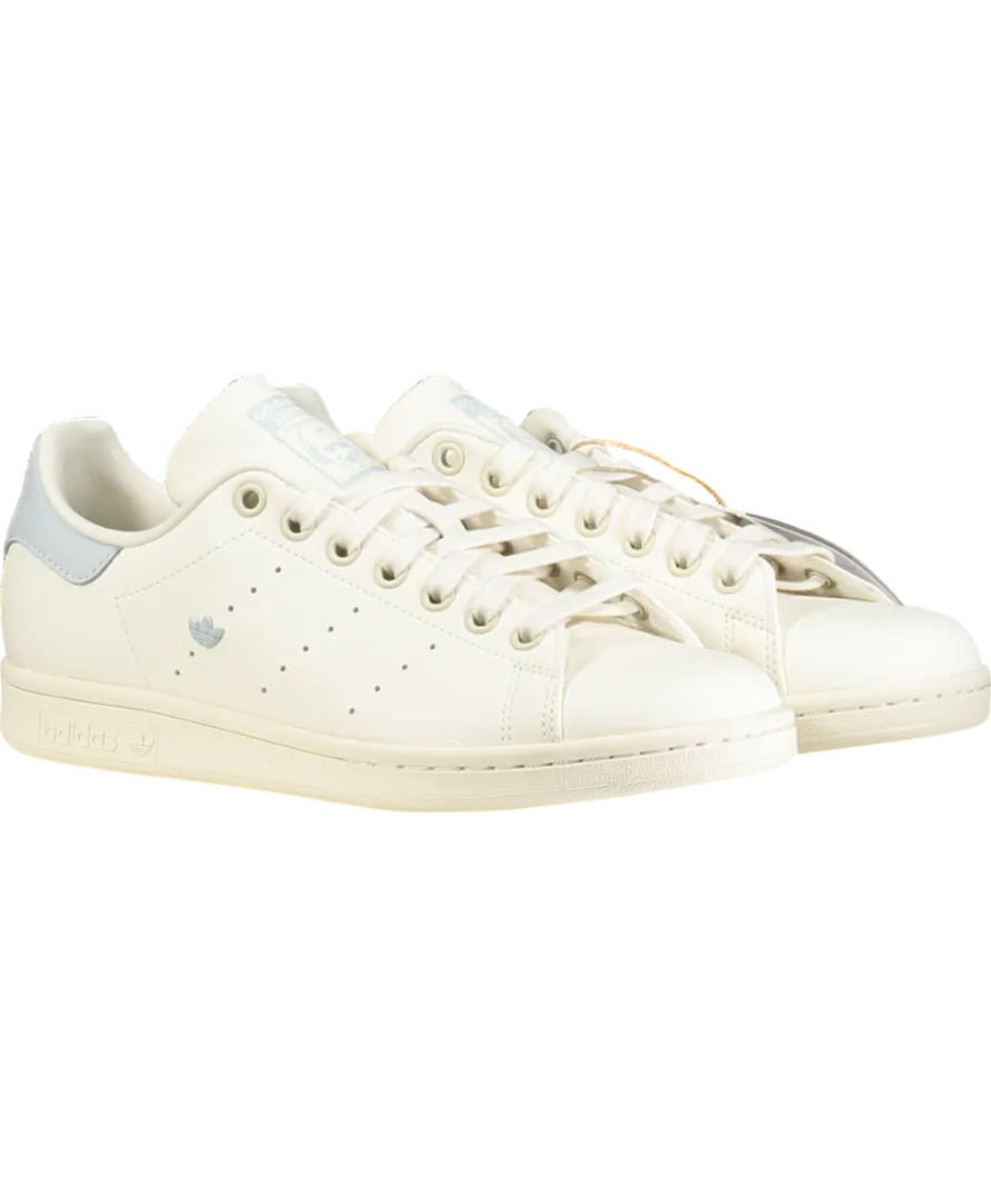 adidas White Off-white/ Pale Blue Stan Smith Trainers UK 6.5 👠