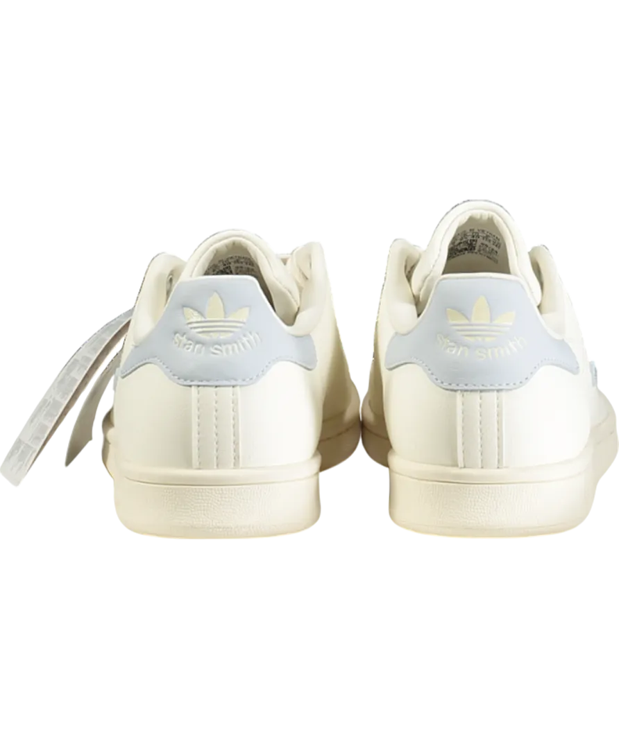 adidas White Off-white/ Pale Blue Stan Smith Trainers UK 6.5 👠