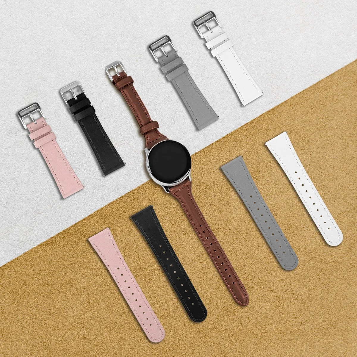 Amazfit GTR 2 Leather Strap (White)