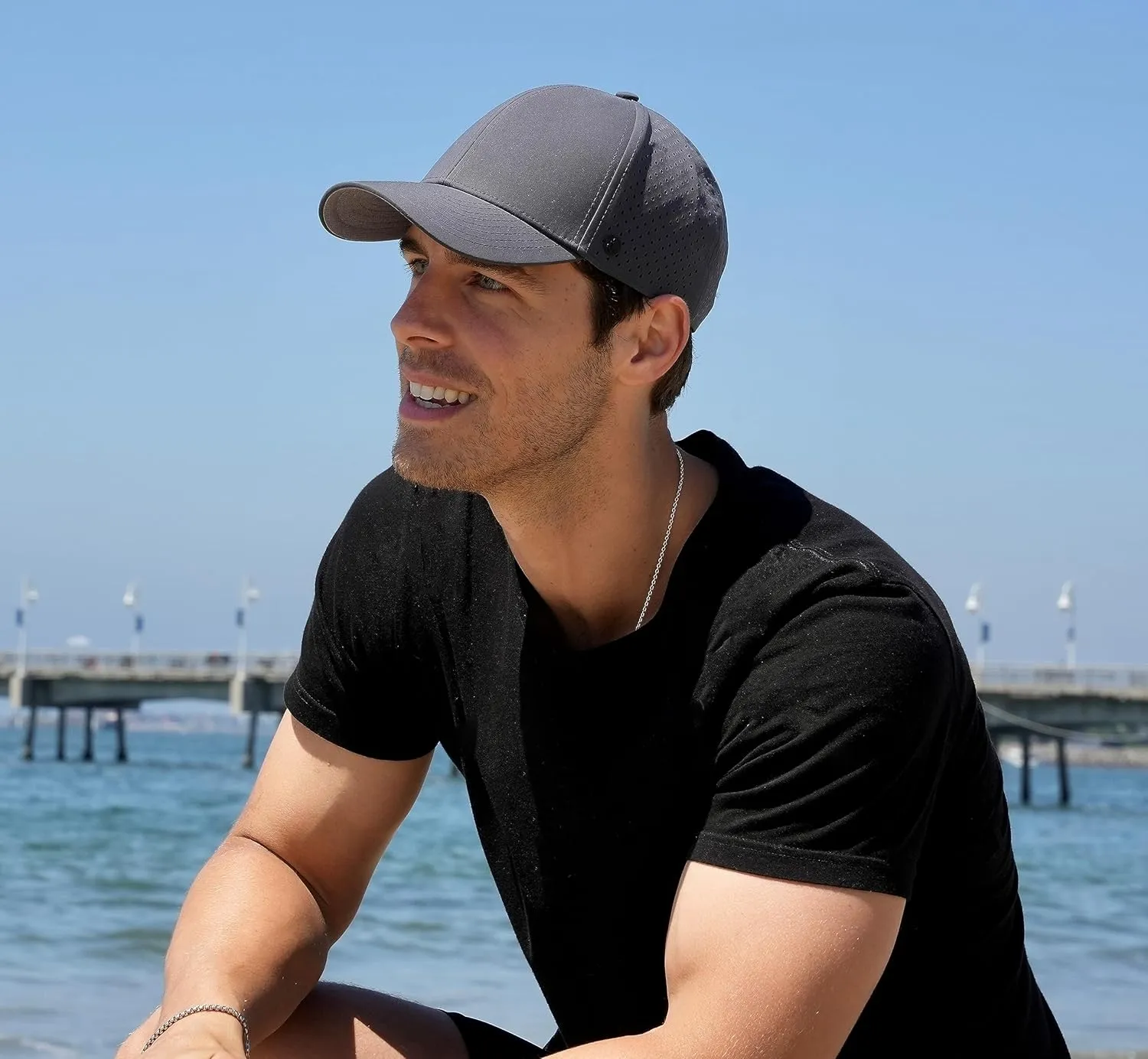 ANKOR Performance Hat - Water Resistant UPF 50 Lightweight Men??s Baseball Cap | Men??s Hat for Workout, Outdoor, Beach, Sports