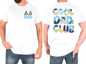 Dad Shirt Men Cool Dad Club T-Shirts Father's Day Tops Daddy Birthday Gift Tees Dads Life Clothes