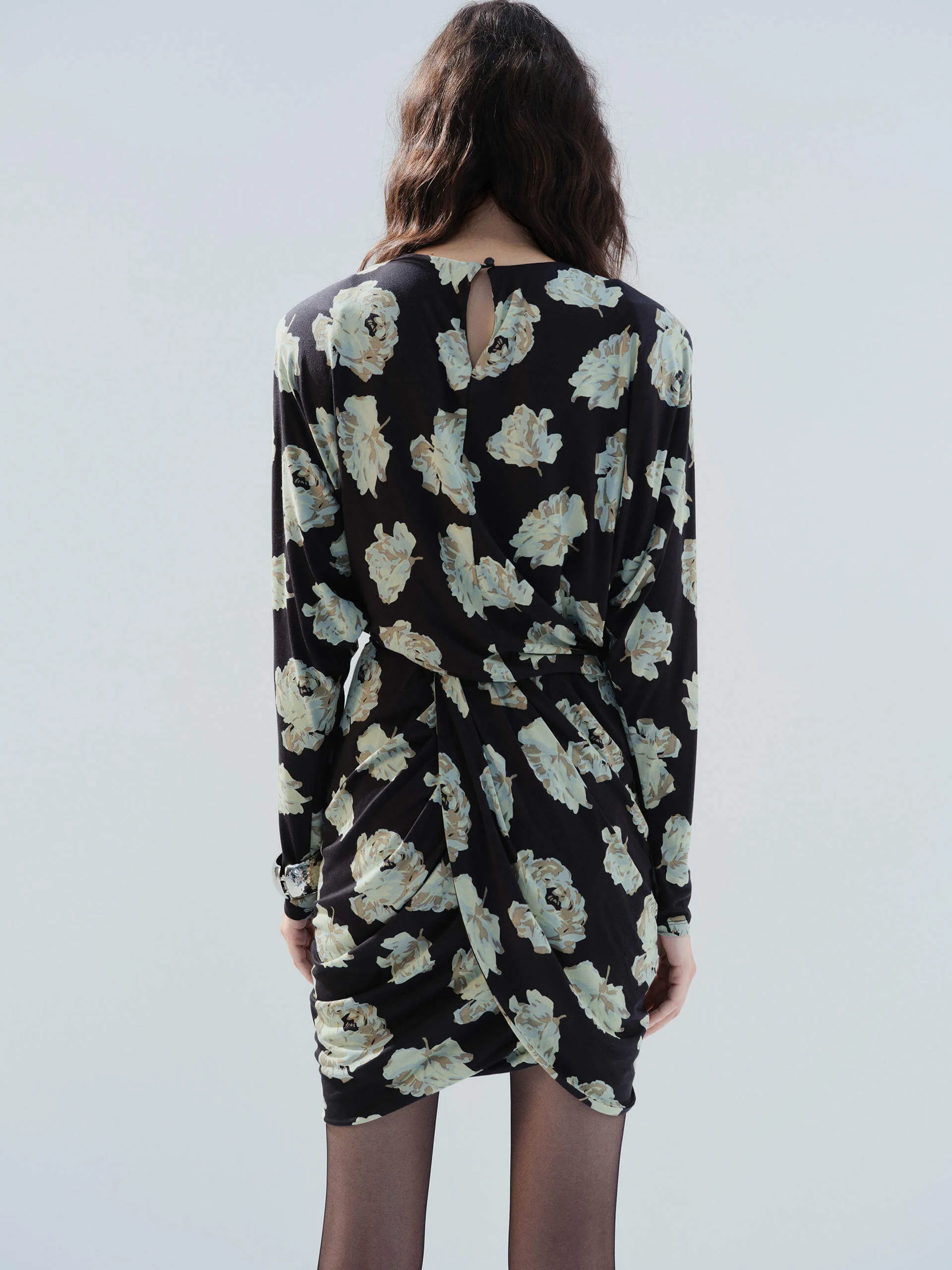 Floral Printed Mini Dress
