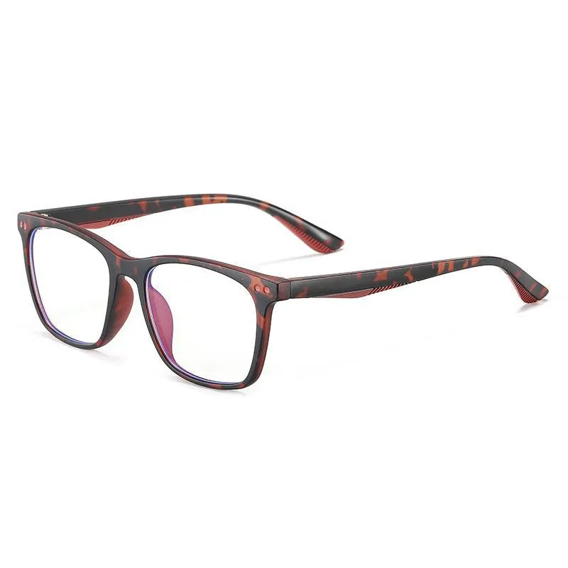 Genius - (Age 7-12)Children Blue Light Blocking Computer Reading Gaming Glasses-Matte Brown