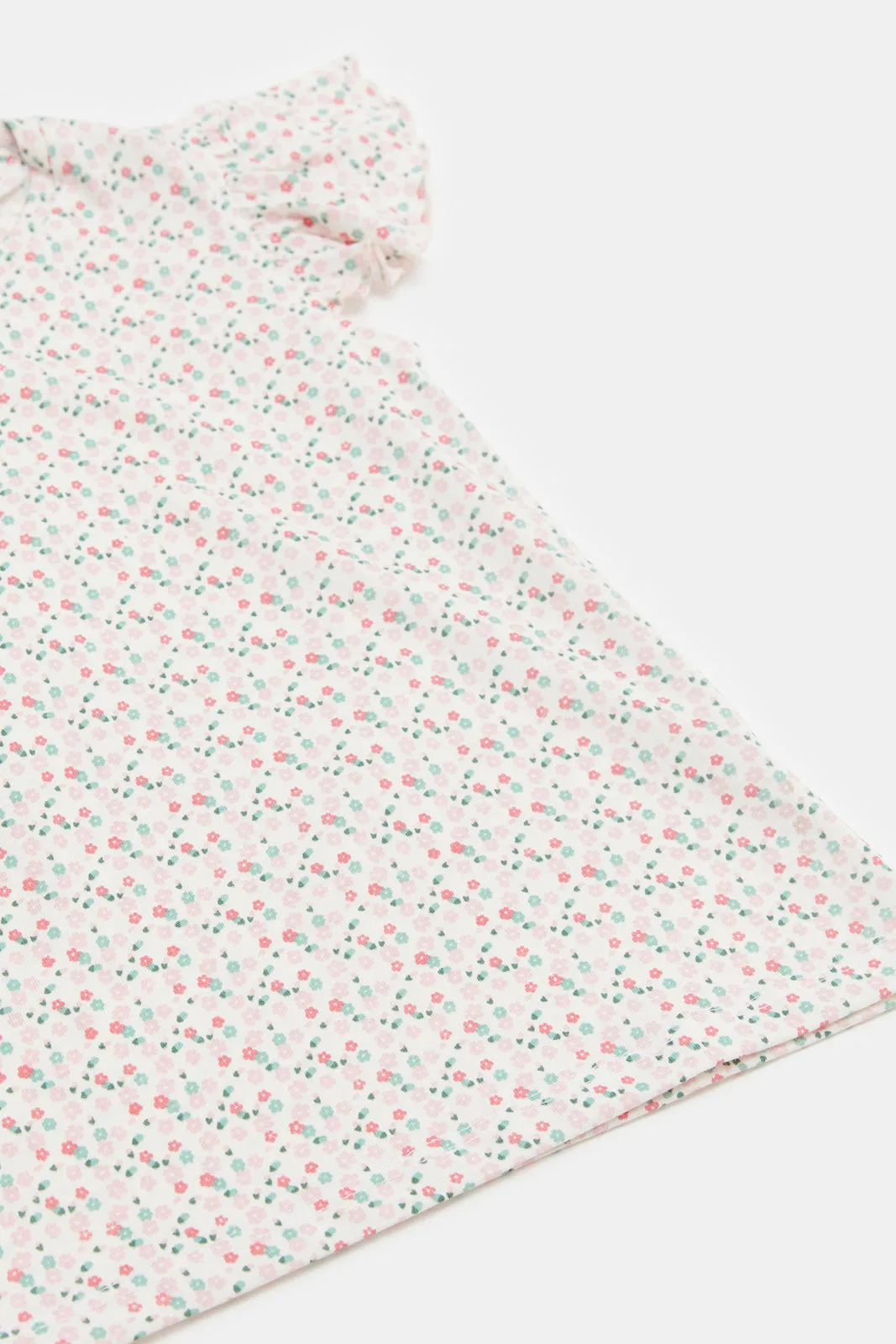 Infant Girls Pink Printed T-Shirt