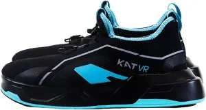 KAT Walk C2 VR Gaming Shoes,Innovative Footwear Designed for Immersive VR Experiences, Offering Ultimate Comfort and Support for Gamers and Fitness Enthusiasts,Black with Blue