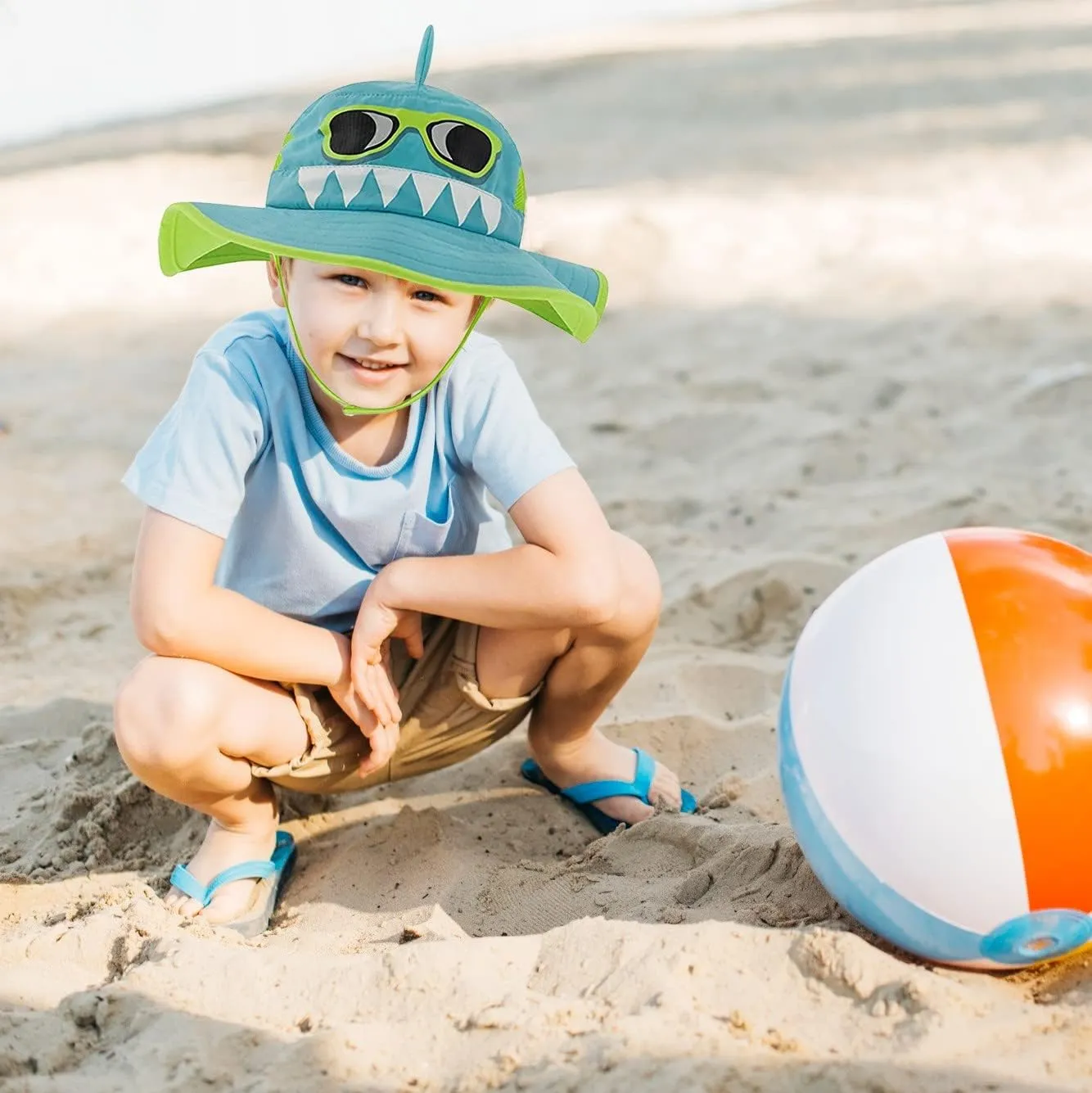 Kids Sun Hat for Girls & Boys with UV Protection- Toddler Beach Hat for Fishing Safari Play Hat (2-14 Years)