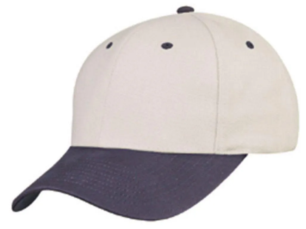 Light Weight Brushed Cotton 6 Panel Low Crown Baseball Polo Caps Hats