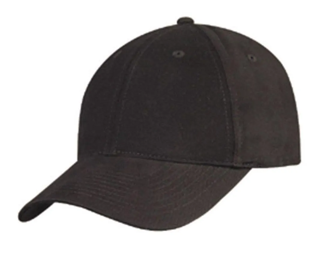 Light Weight Brushed Cotton 6 Panel Low Crown Baseball Polo Caps Hats