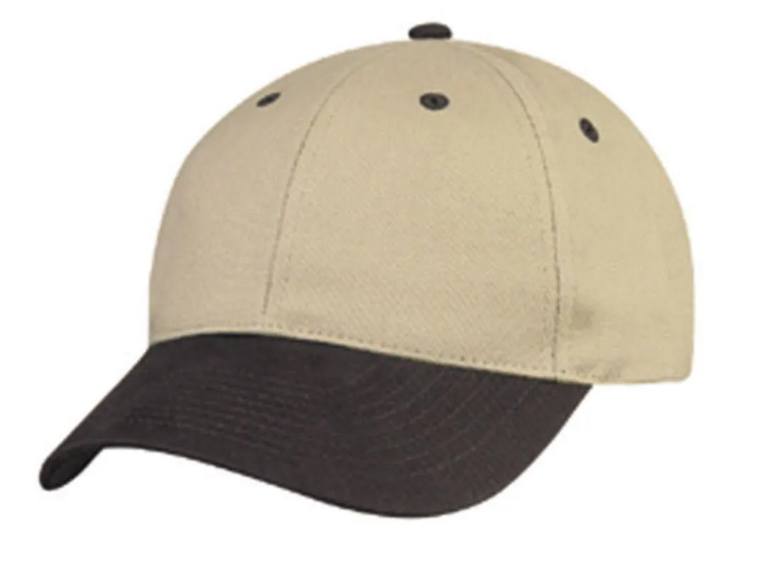 Light Weight Brushed Cotton 6 Panel Low Crown Baseball Polo Caps Hats