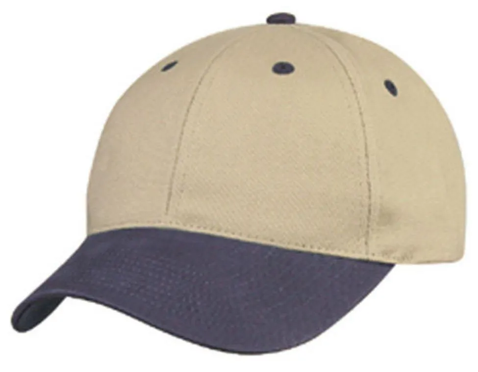 Light Weight Brushed Cotton 6 Panel Low Crown Baseball Polo Caps Hats