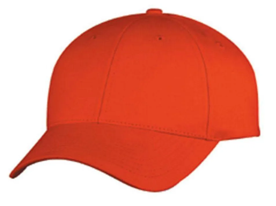 Light Weight Brushed Cotton 6 Panel Low Crown Baseball Polo Caps Hats