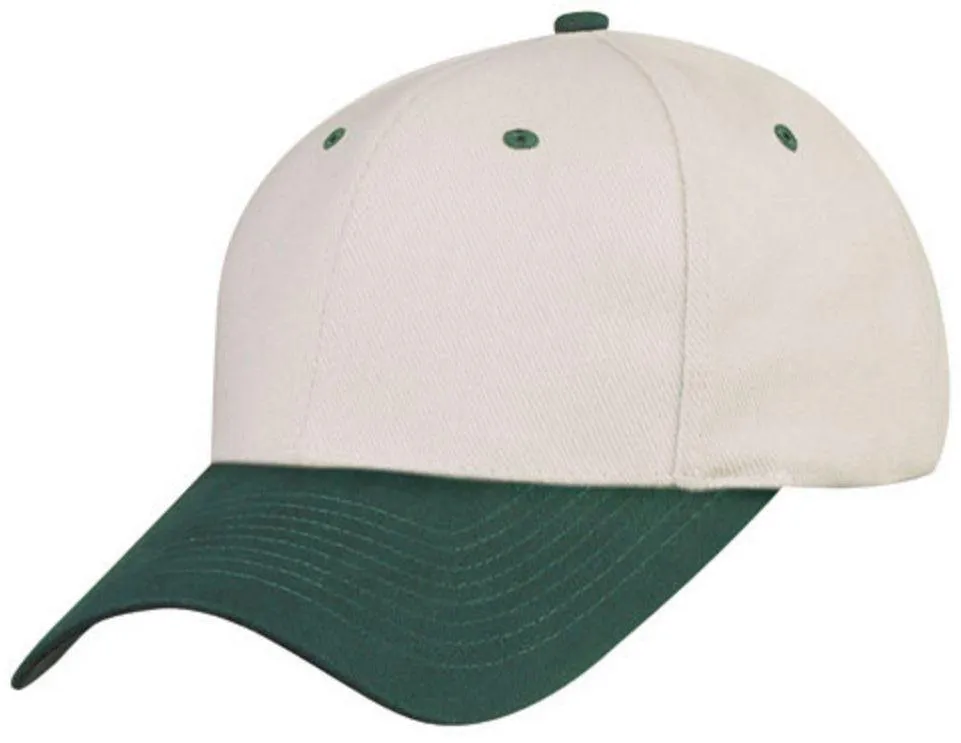 Light Weight Brushed Cotton 6 Panel Low Crown Baseball Polo Caps Hats