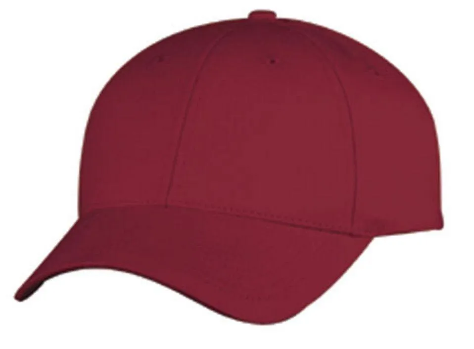 Light Weight Brushed Cotton 6 Panel Low Crown Baseball Polo Caps Hats
