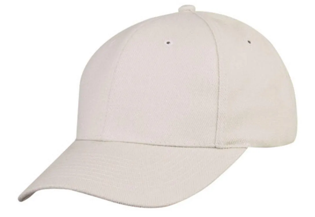 Light Weight Brushed Cotton 6 Panel Low Crown Baseball Polo Caps Hats