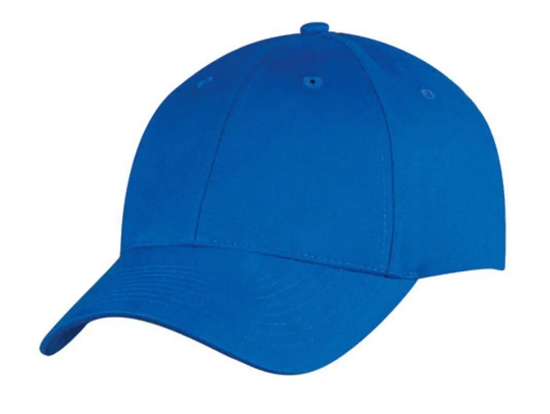 Light Weight Brushed Cotton 6 Panel Low Crown Baseball Polo Caps Hats