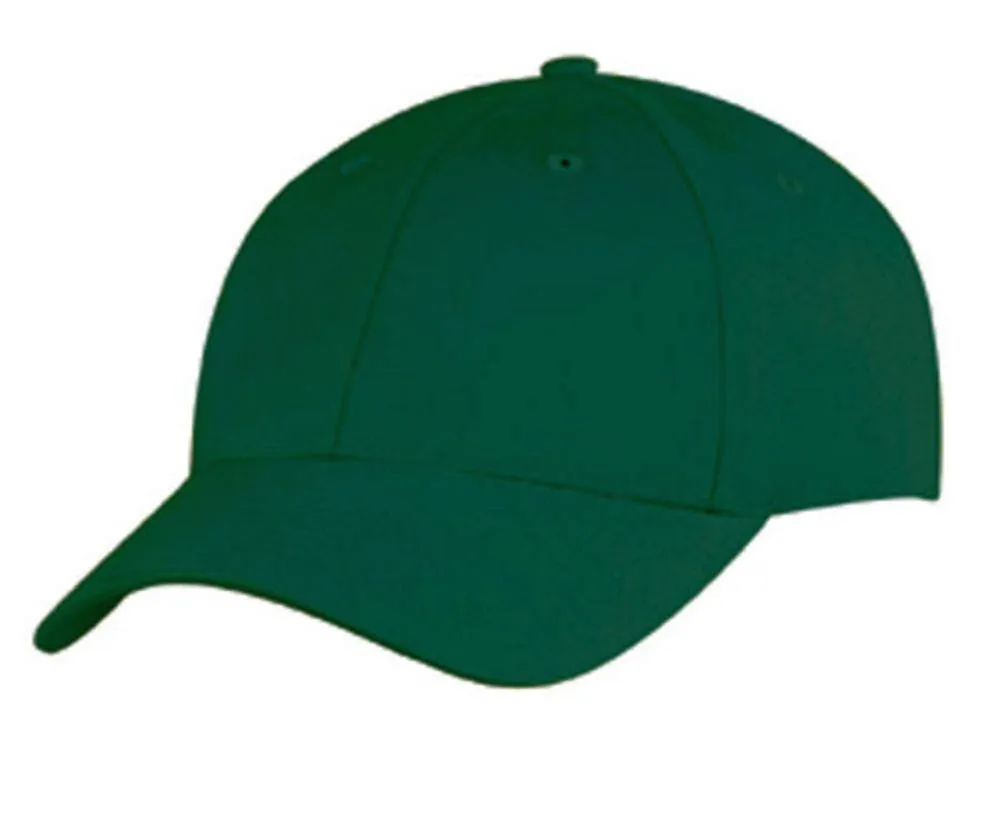 Light Weight Brushed Cotton 6 Panel Low Crown Baseball Polo Caps Hats