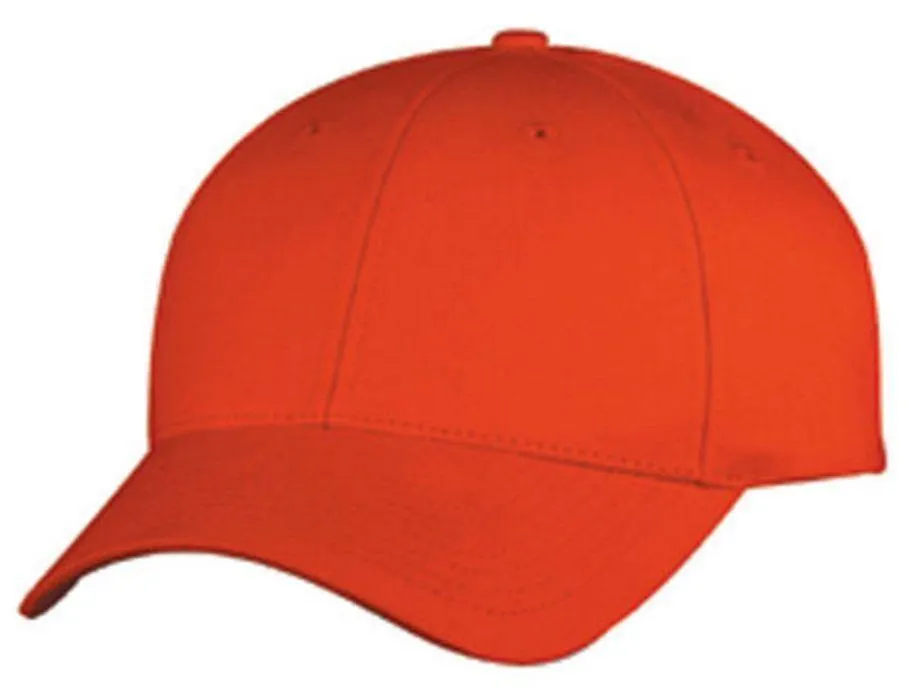 Light Weight Brushed Cotton 6 Panel Low Crown Baseball Polo Caps Hats