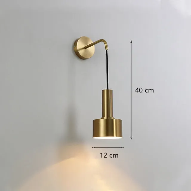 Modern 360° Rotatable Drum Wall Lamp