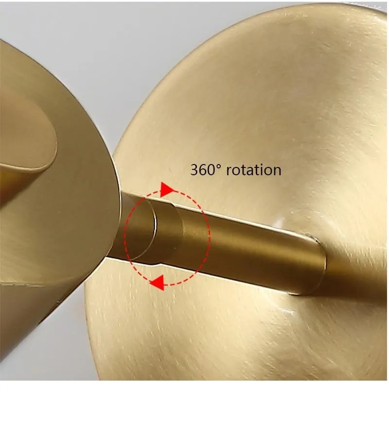 Modern 360° Rotatable Drum Wall Lamp