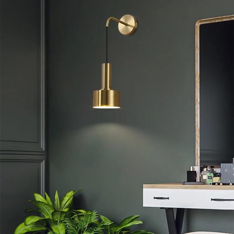 Modern 360° Rotatable Drum Wall Lamp
