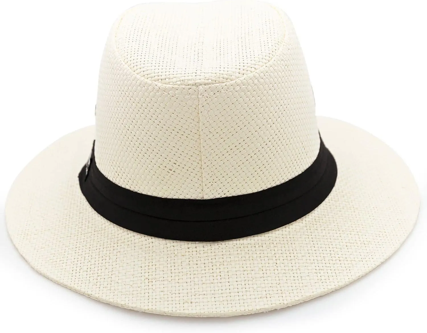 Natural Matte Toyo Safari Men's Sun Hat with Black Band, 2 1/2" Brim, UPF (SPF) 50  Sun Protection